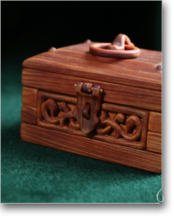 Go to Section: Decorative box made of a knot of pine by a unique technology using wooden screw joints - HANDMADE BY THE AUTHOR